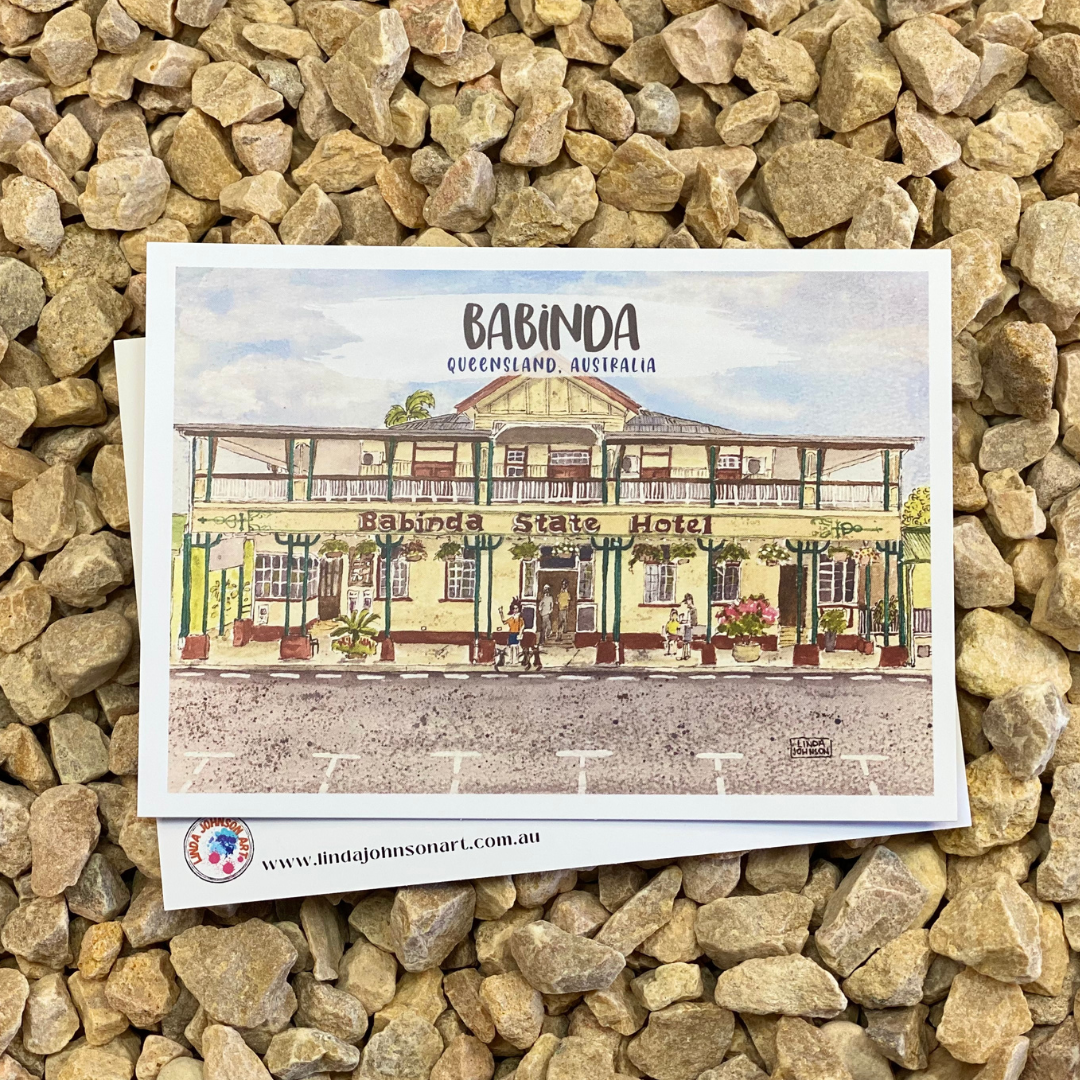 Babinda Hotel Postcard