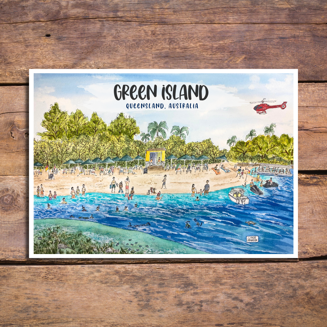 Green Island Postcard