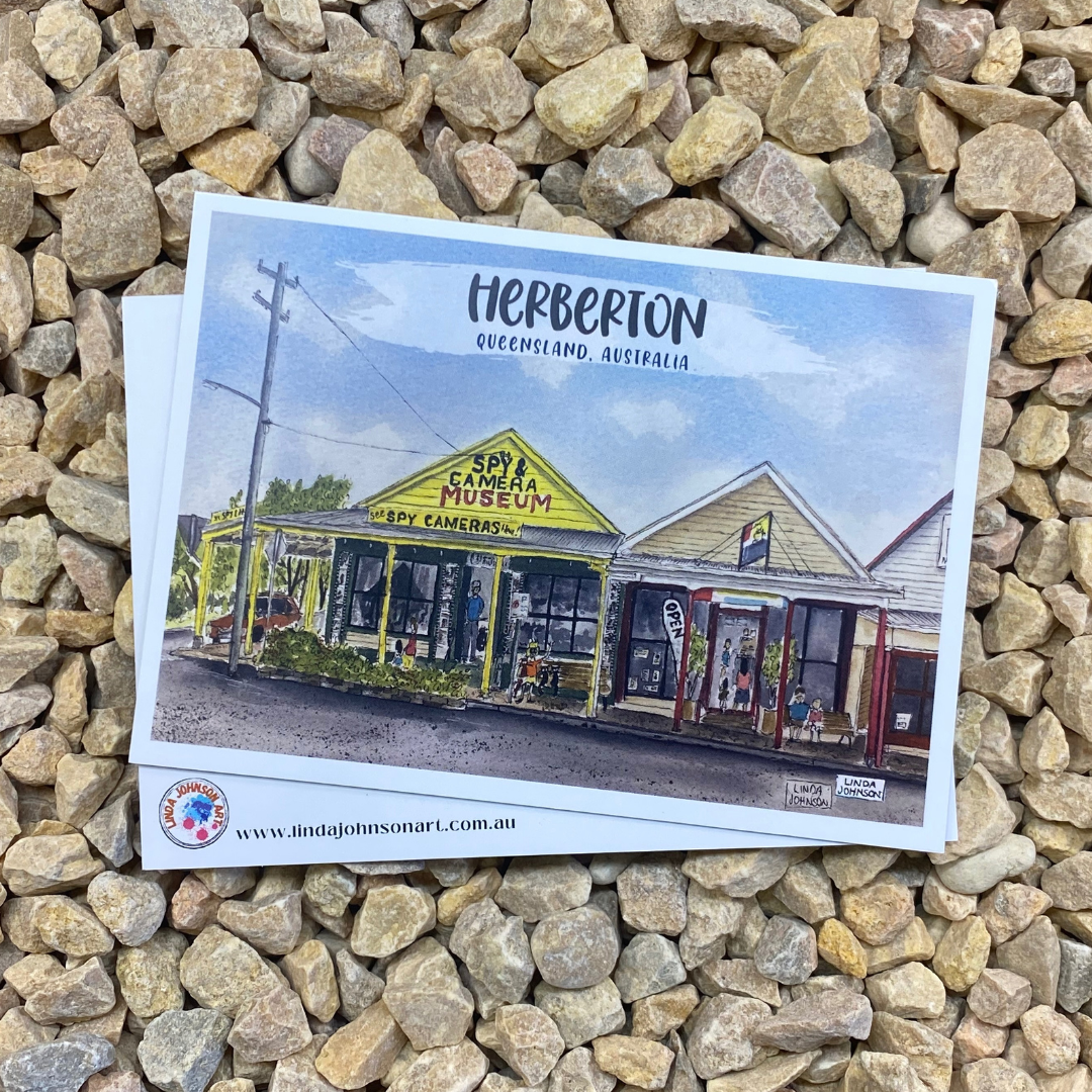 Herberton -Spy Museum- Postcard