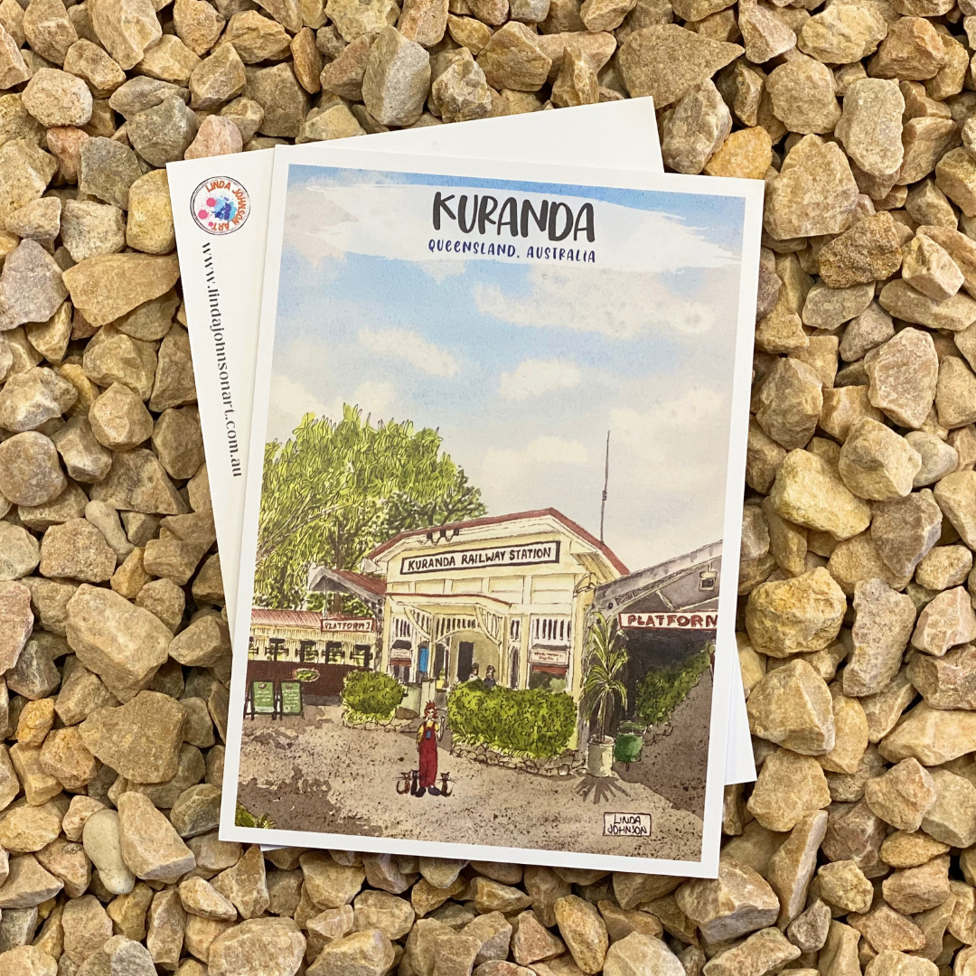 Kuranda Railway Station Postcard