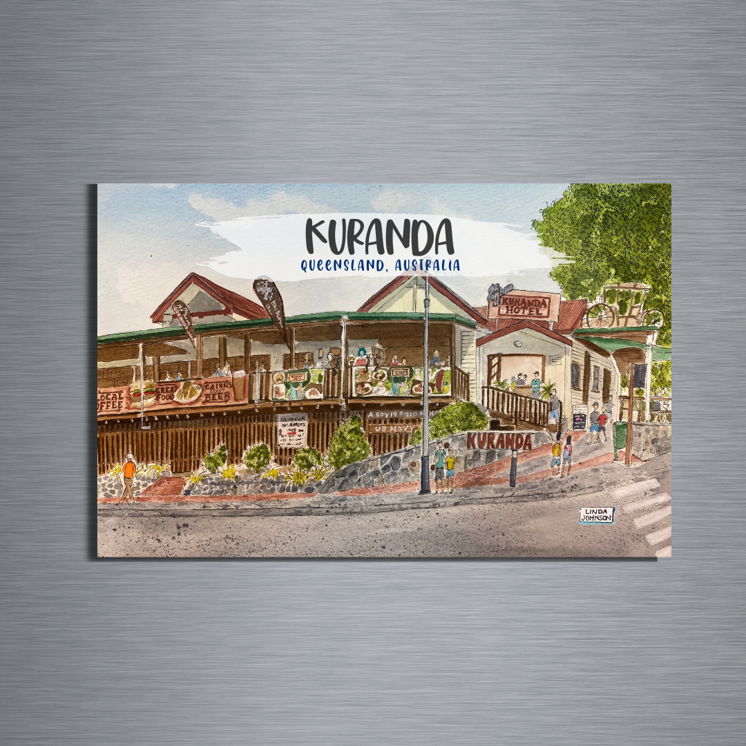 Kuranda Hotel Fridge Magnet