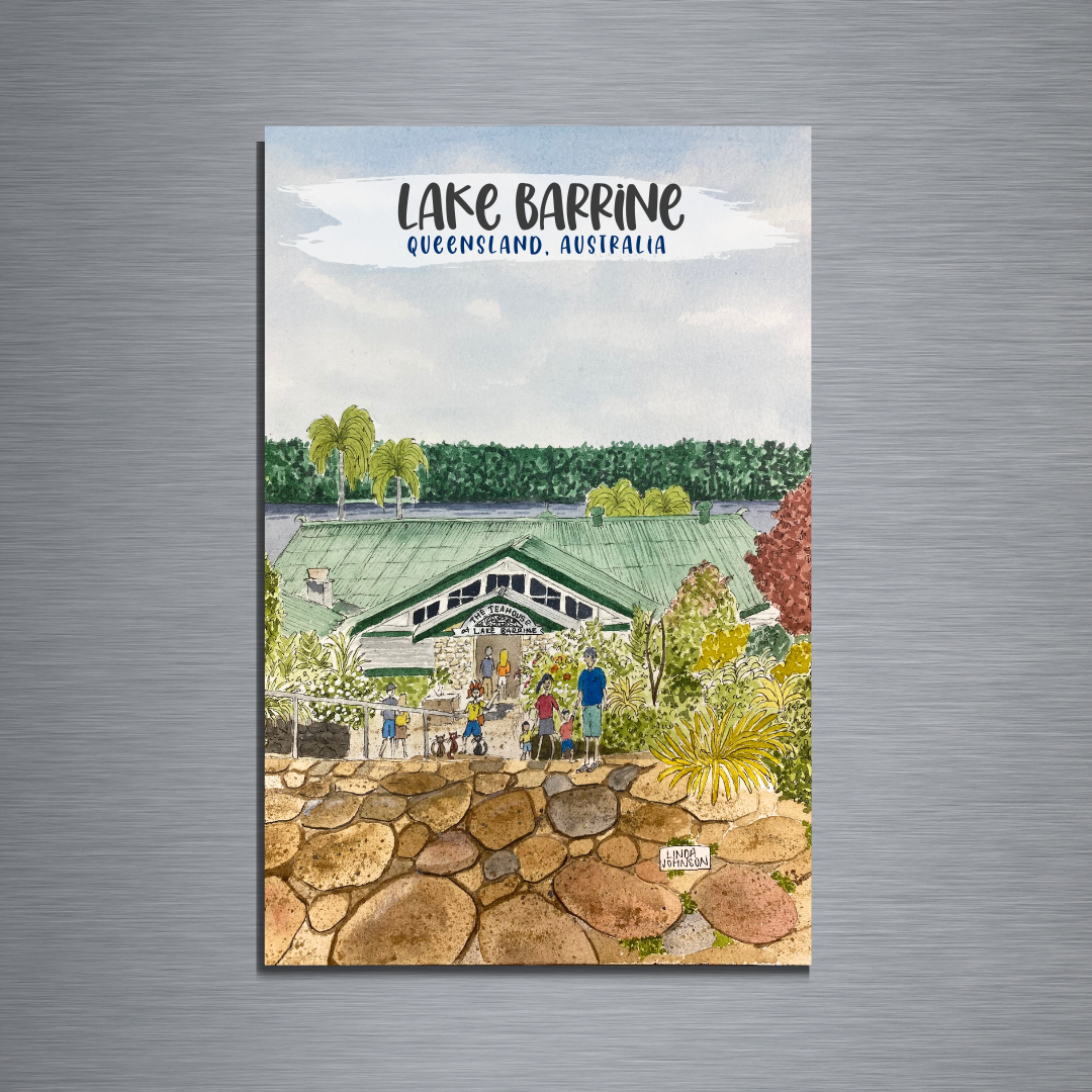 Lake Barrine Fridge Magnet