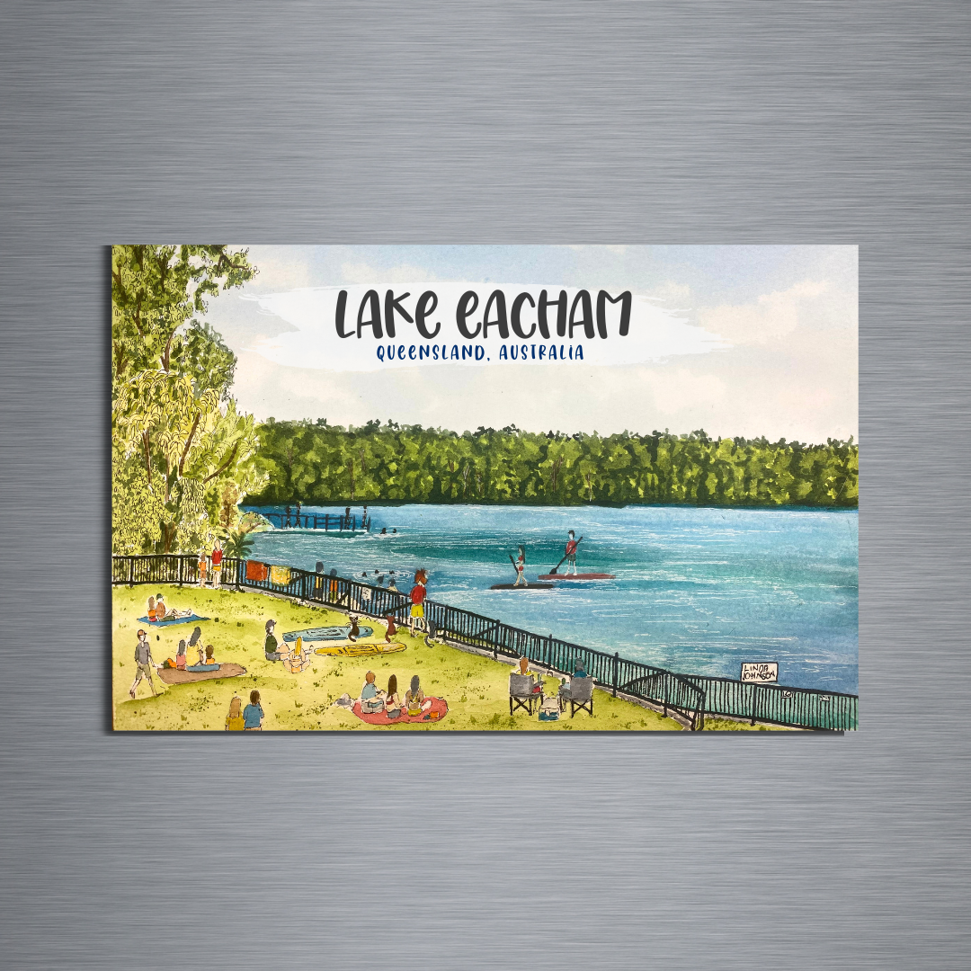 Lake Eacham Fridge magnet
