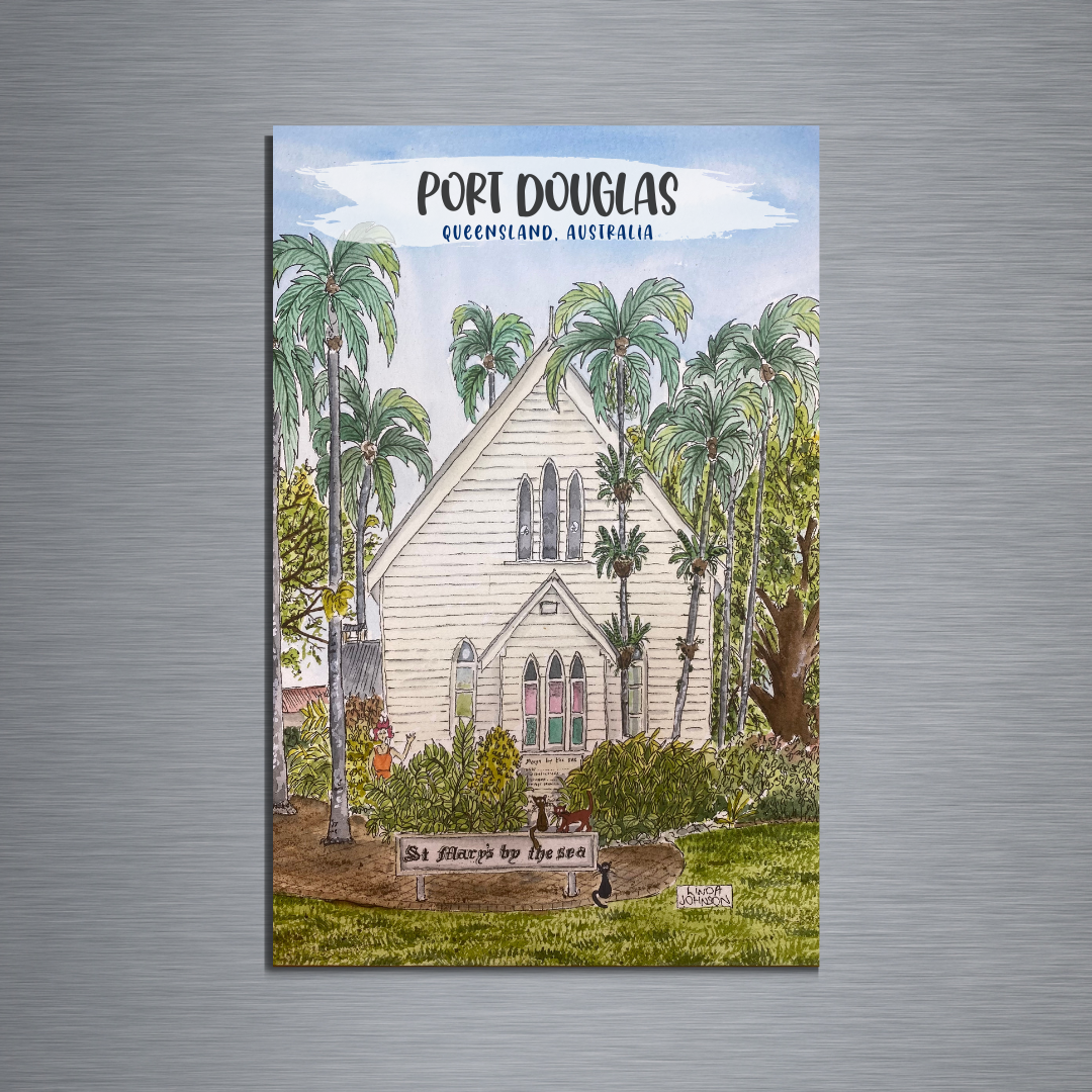 Port Douglas Church magnet