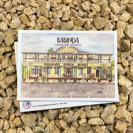 Babinda Hotel Postcard
