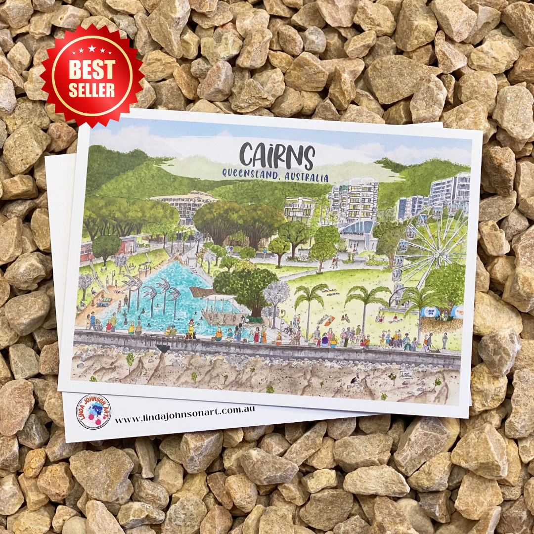 Cairns Esplanade Postcard