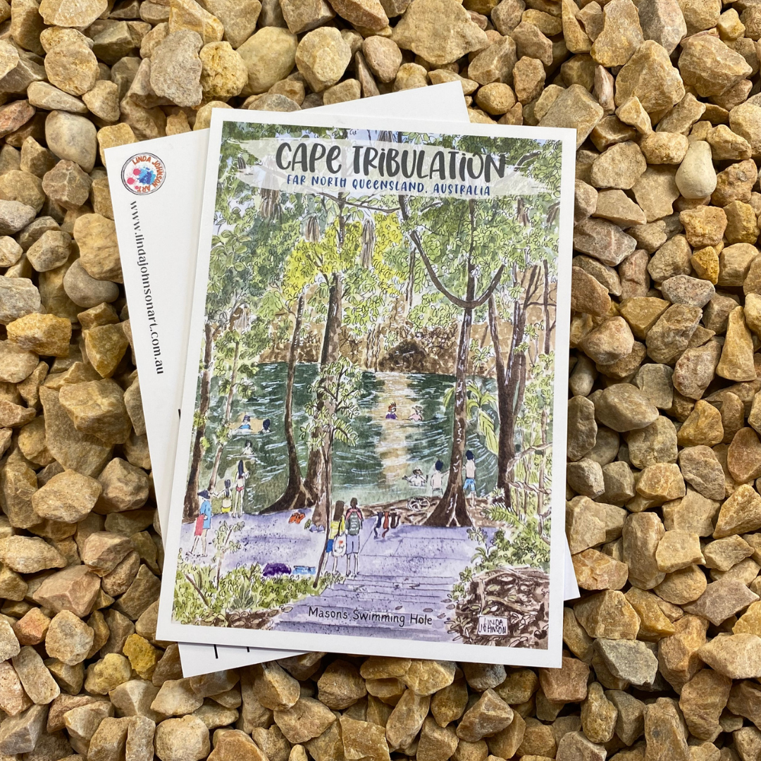 Cape Tribulation – Mason’s Swimming Hole Postkarte