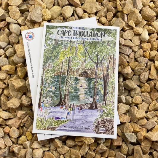 Cape Tribulation – Mason’s Swimming Hole Postkarte