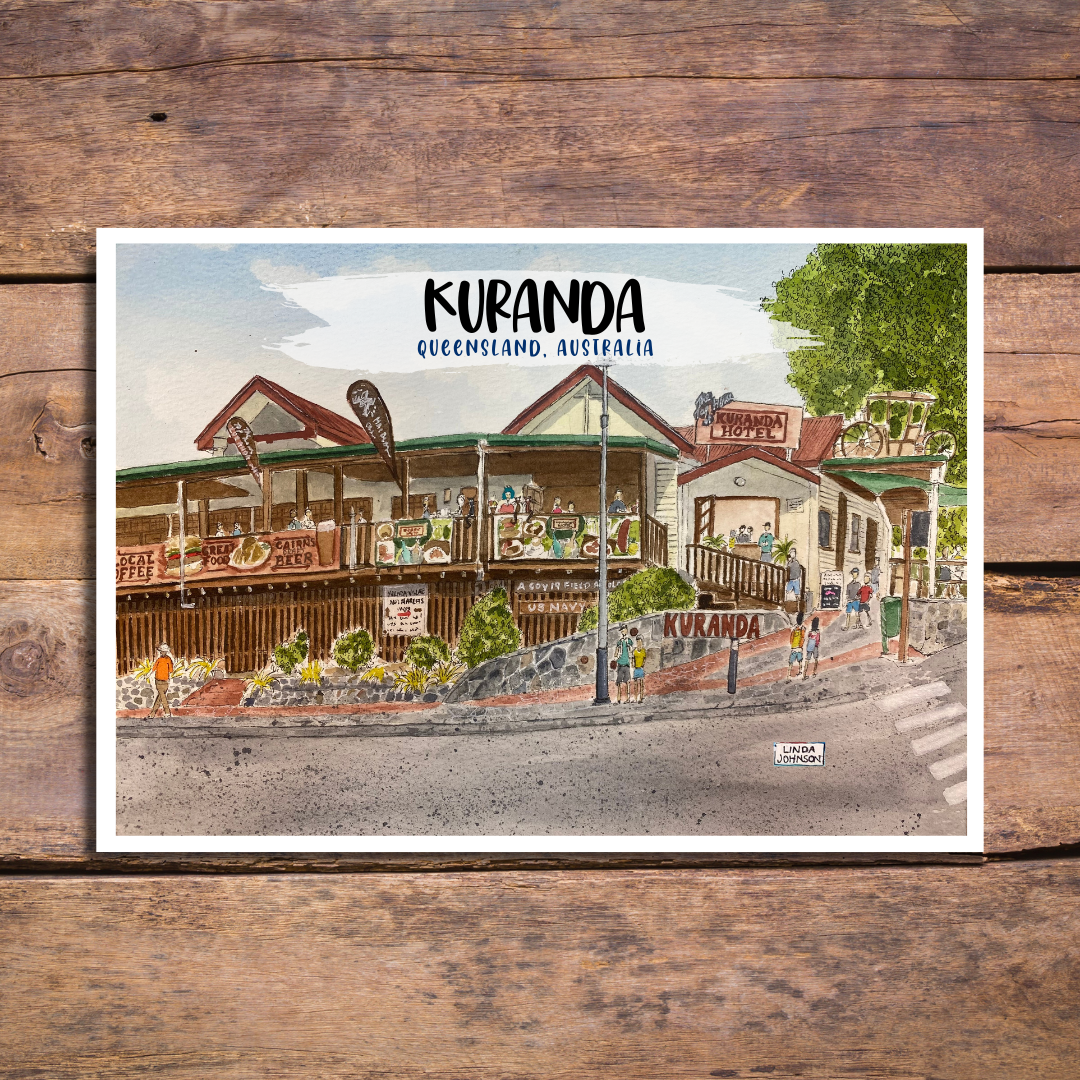 Kuranda Hotel Postcard