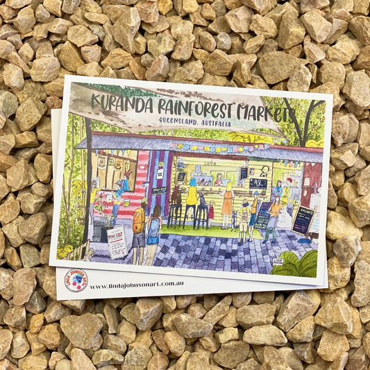 Kuranda Rainforest Markets Postcard