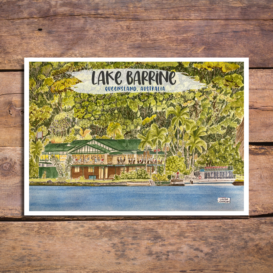 Lake Barrine Teahouse Postcard