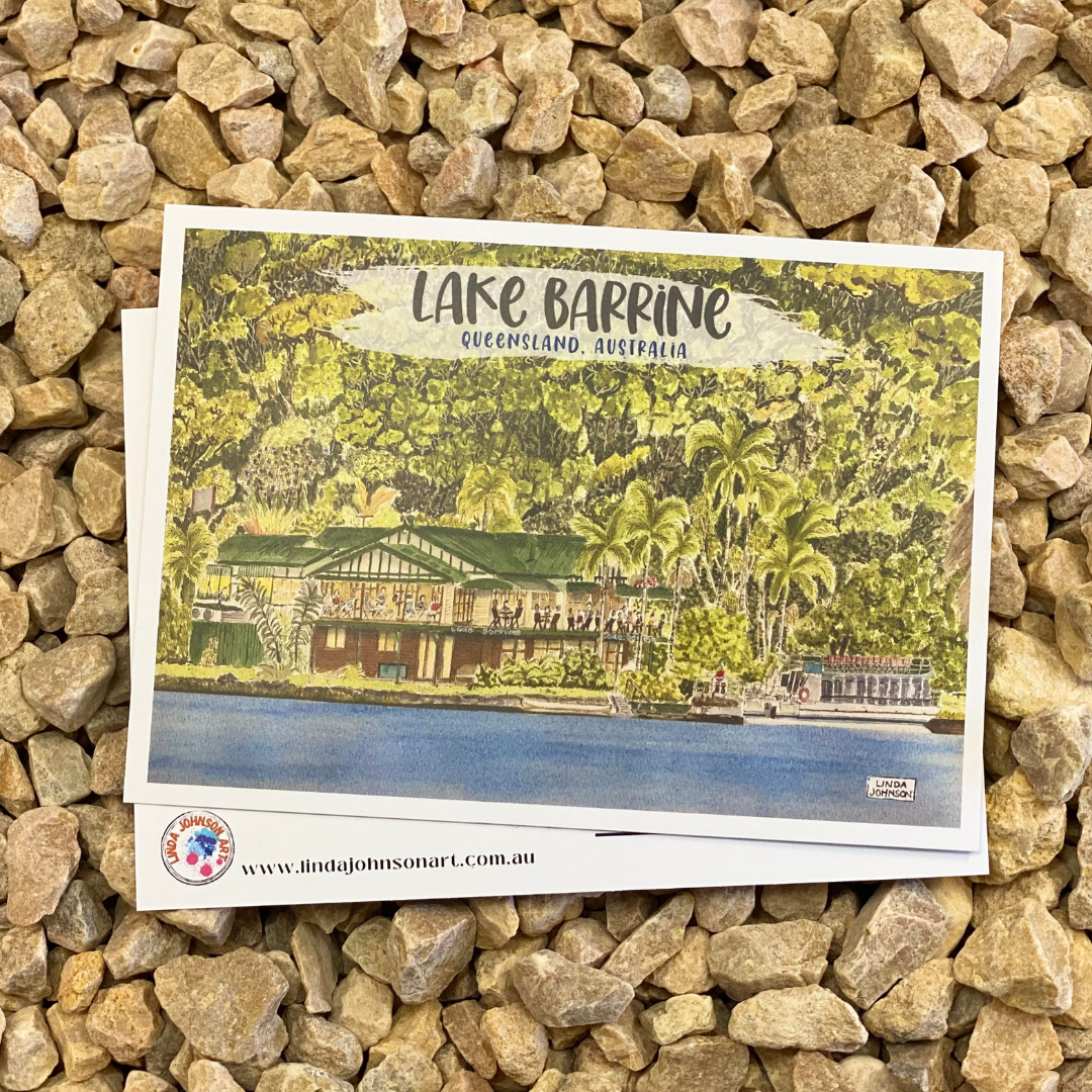 Lake Barrine Teahouse Postcard