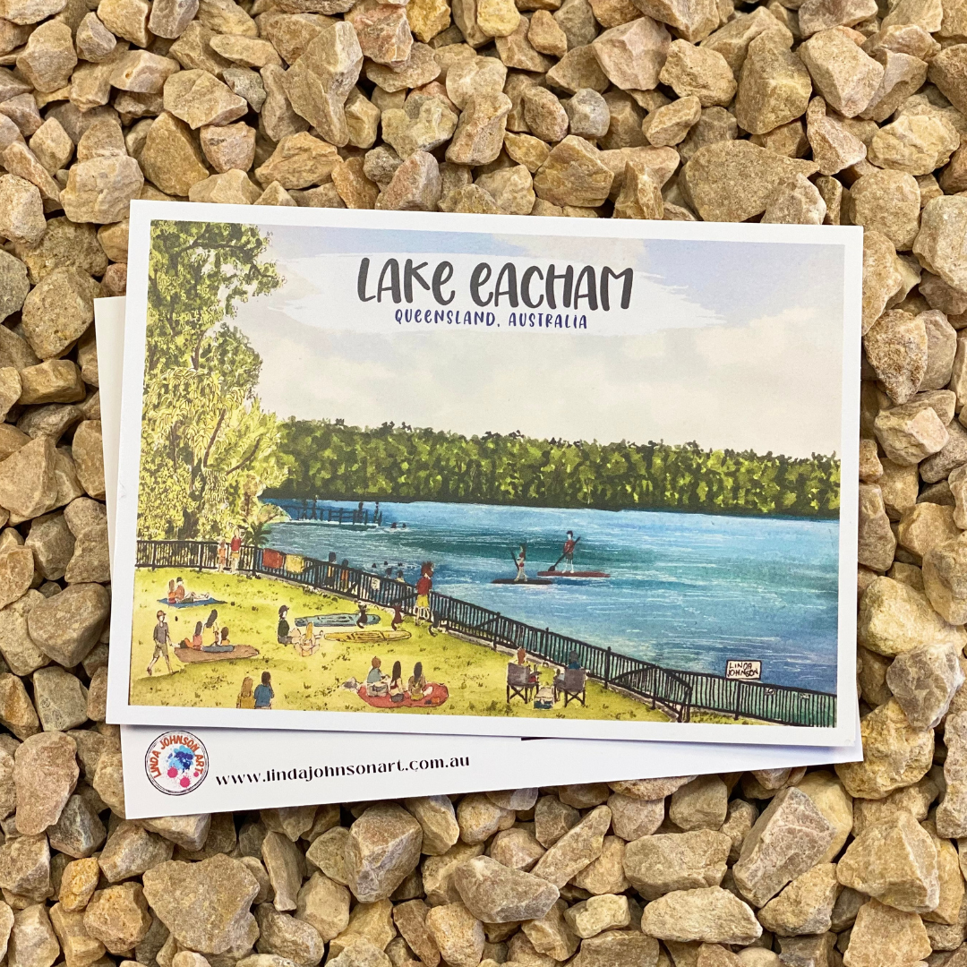 Lake Eacham Postcard