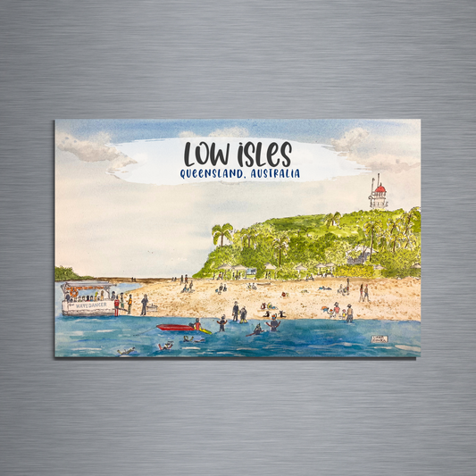 Low Isles Fridge Magnet
