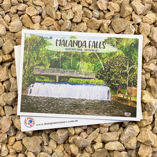 Malanda Falls Postcard.