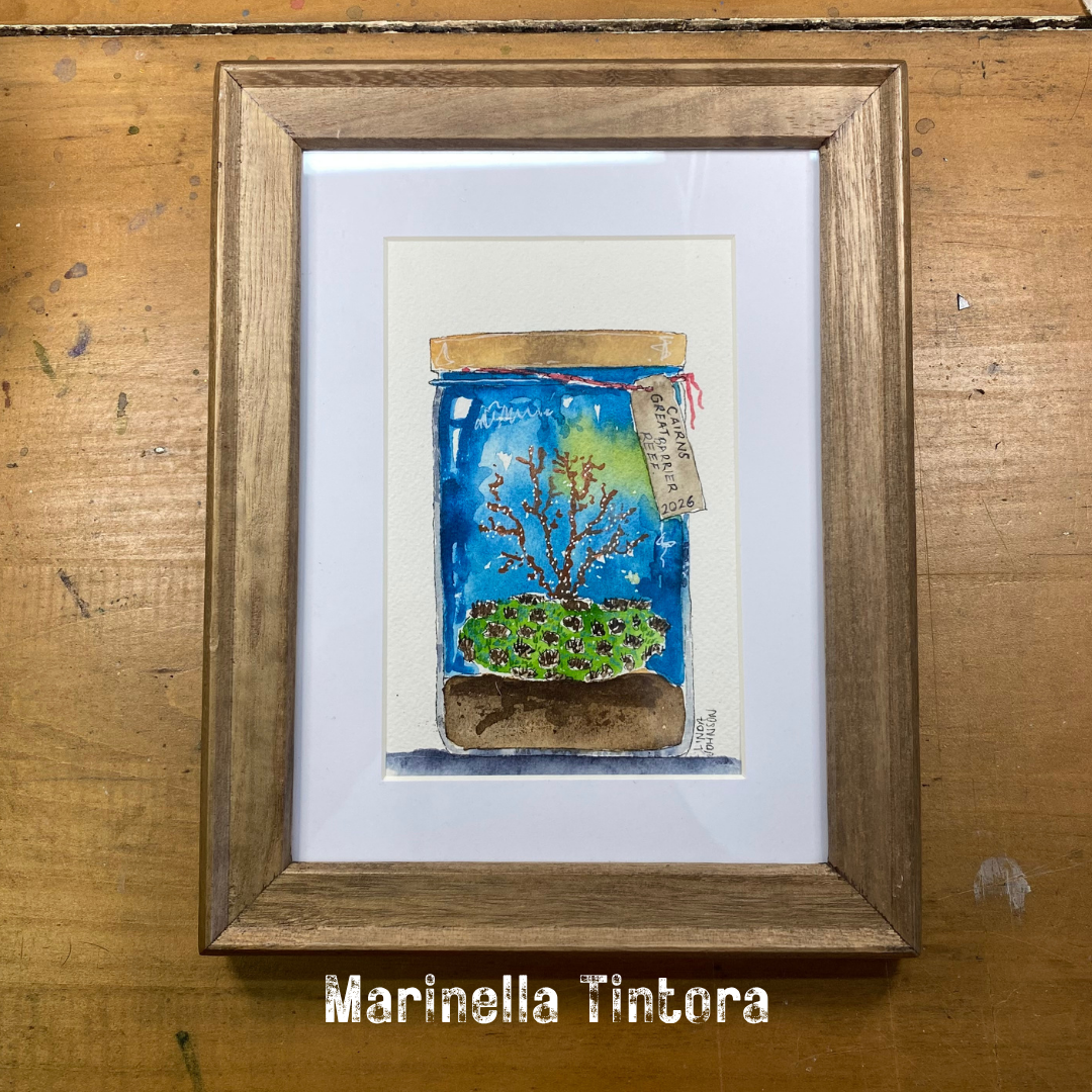 Marinella Tintora Coral Keepsake Painting