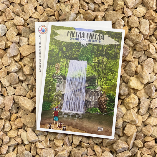 Millaa Millaa Falls Postcard.