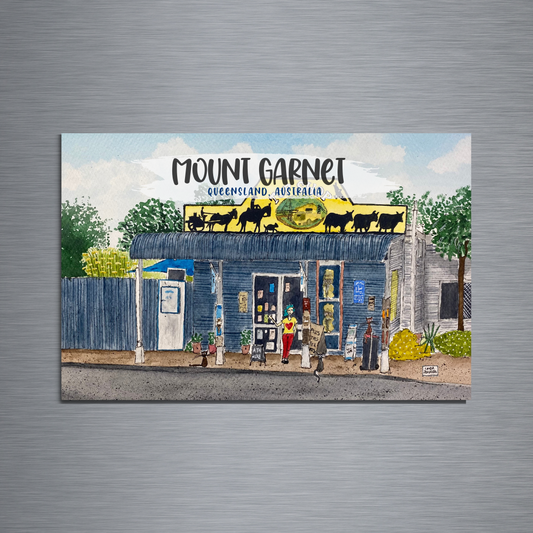 Mount Garnet Fridge magnet