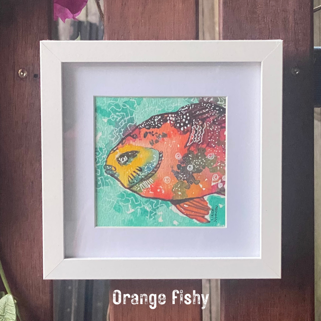 Orange fishy Painting