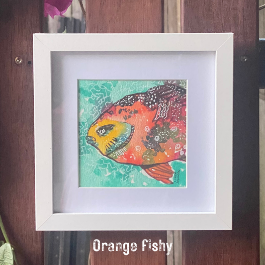 Orange fishy Painting