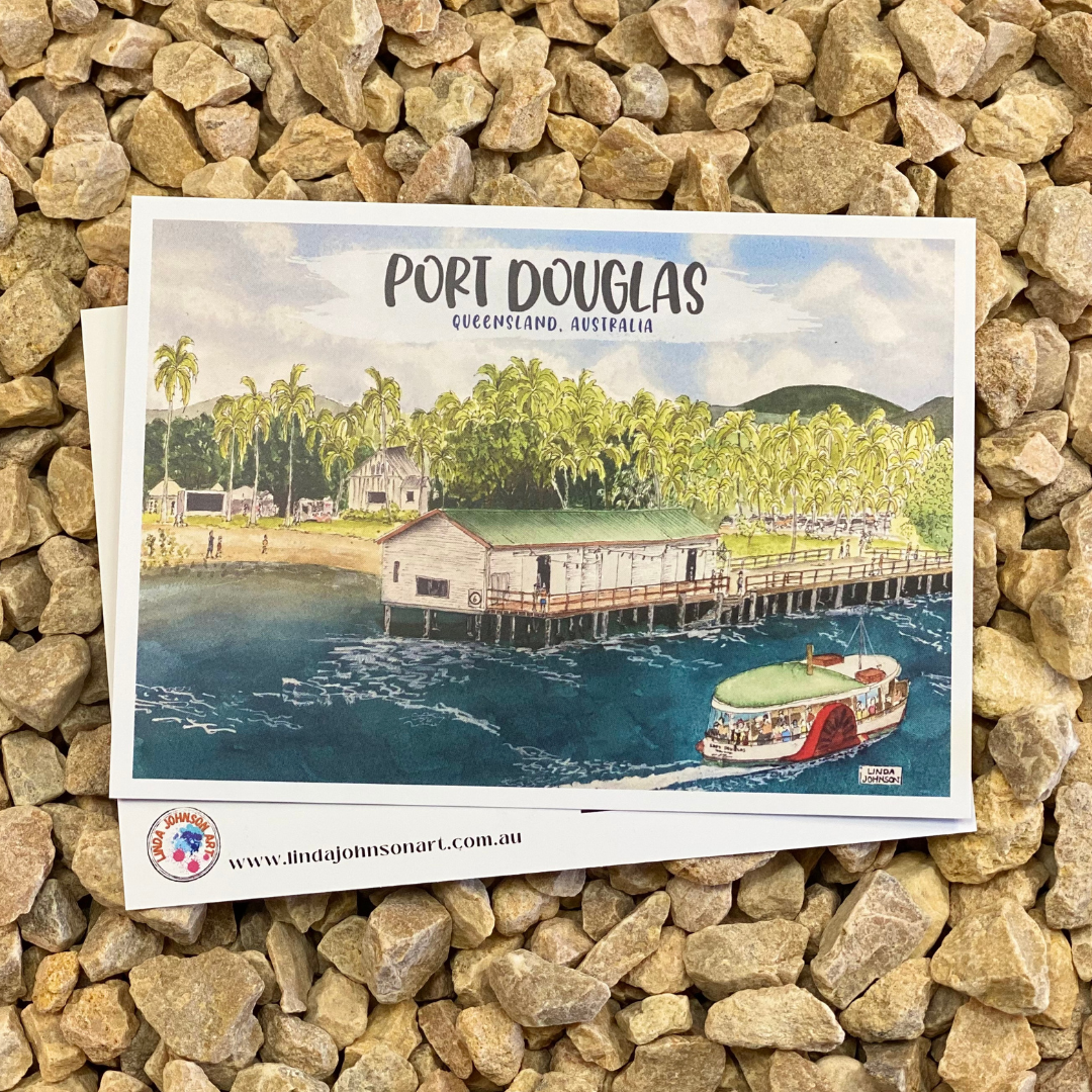 Port Douglas Sugar Wharf Postcard