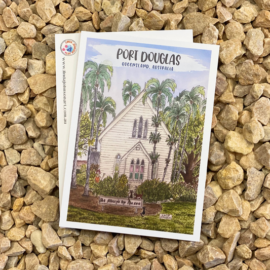 Port Douglas - Church - Postcard