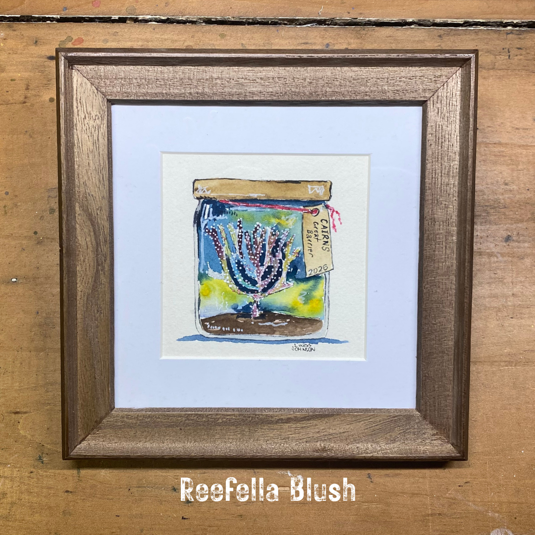 Reefalla Blush Coral Keepsake painting