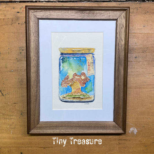 Tiny Treasure Coral Keepsake Painting