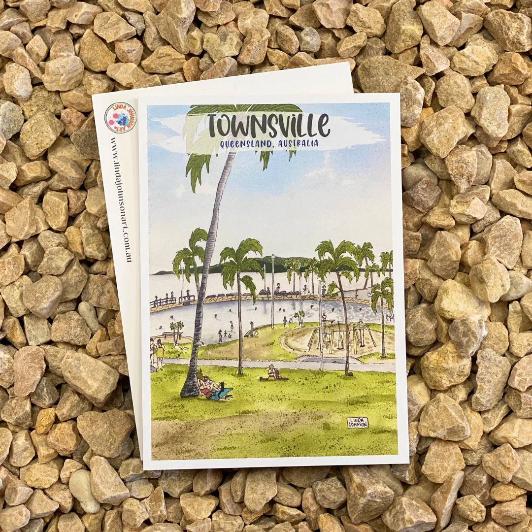 Townsville -The Strand Postcard