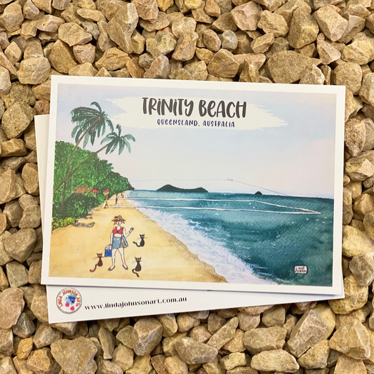 Trinity Beach Postcard.