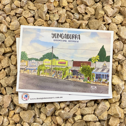 Yungaburra - Cedar st Postcard